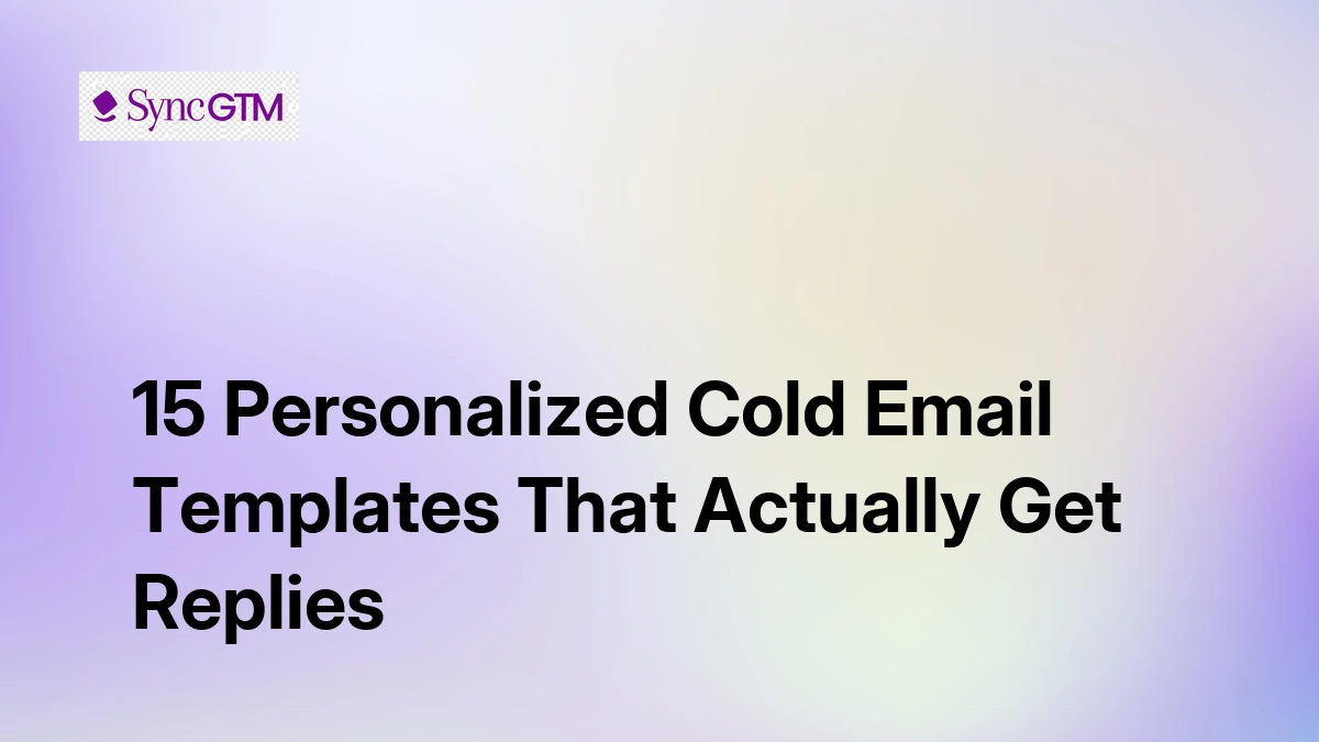 Cold Code Email Layout 40 Cold Email Templates That Actually Get Replies in 2026 (With Results ...