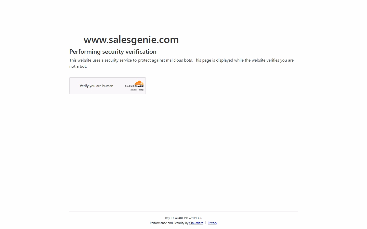 Salesgenie homepage 2026 — B2B and B2C database with built-in direct mail