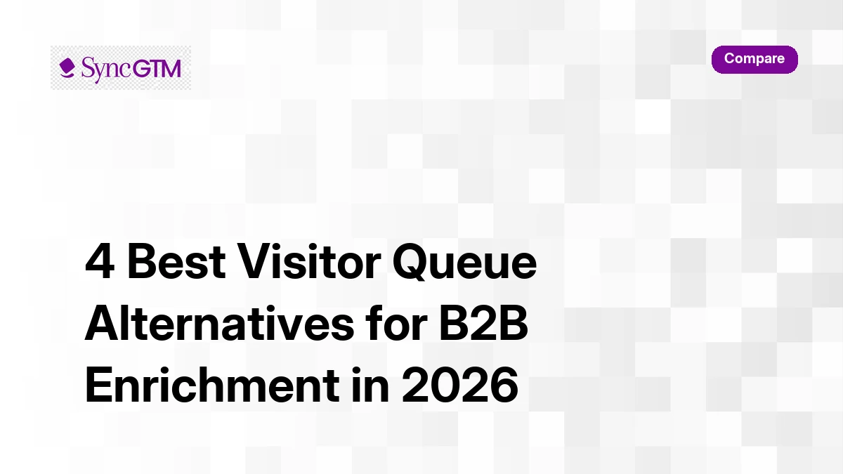 4 Best Visitor Queue Alternatives for B2B Enrichment | SyncGTM